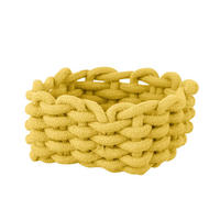 AUFBEWAHRUNGSKÖRBCHEN     - Senfgelb, KONVENTIONELL, Textil (16,5/7,5/16,5cm) - Schöner Wohnen