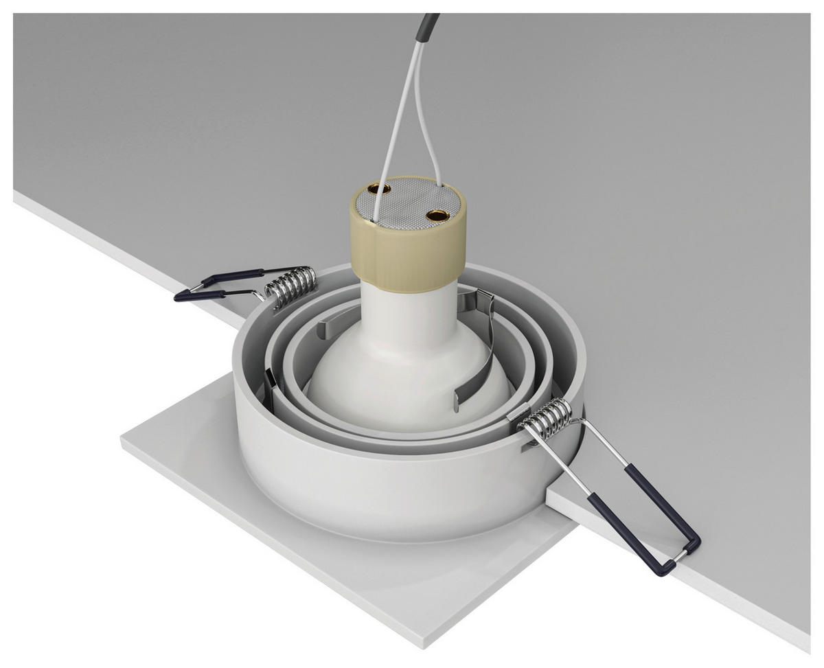 STRAHLER 9,2/2,5/9,2 cm   - Weiß, Basics, Metall (9,2/2,5/9,2cm) - MAYTONI