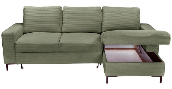Freisteller von Carryhome ECKSOFA Olivgrün Cord.