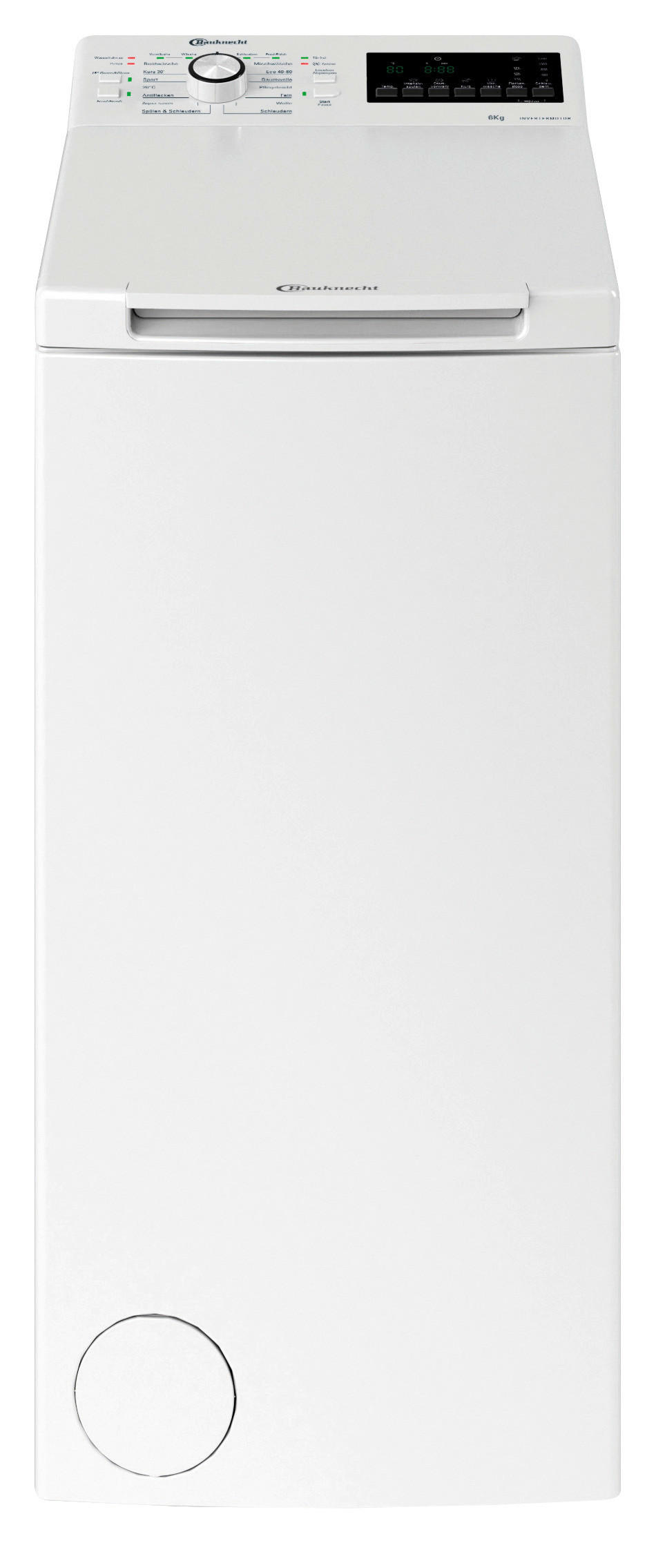 WASCHMASCHINE WMT BK 126 B  - Weiß, Trend, Kunststoff/Metall (40/90/60cm) - Bauknecht