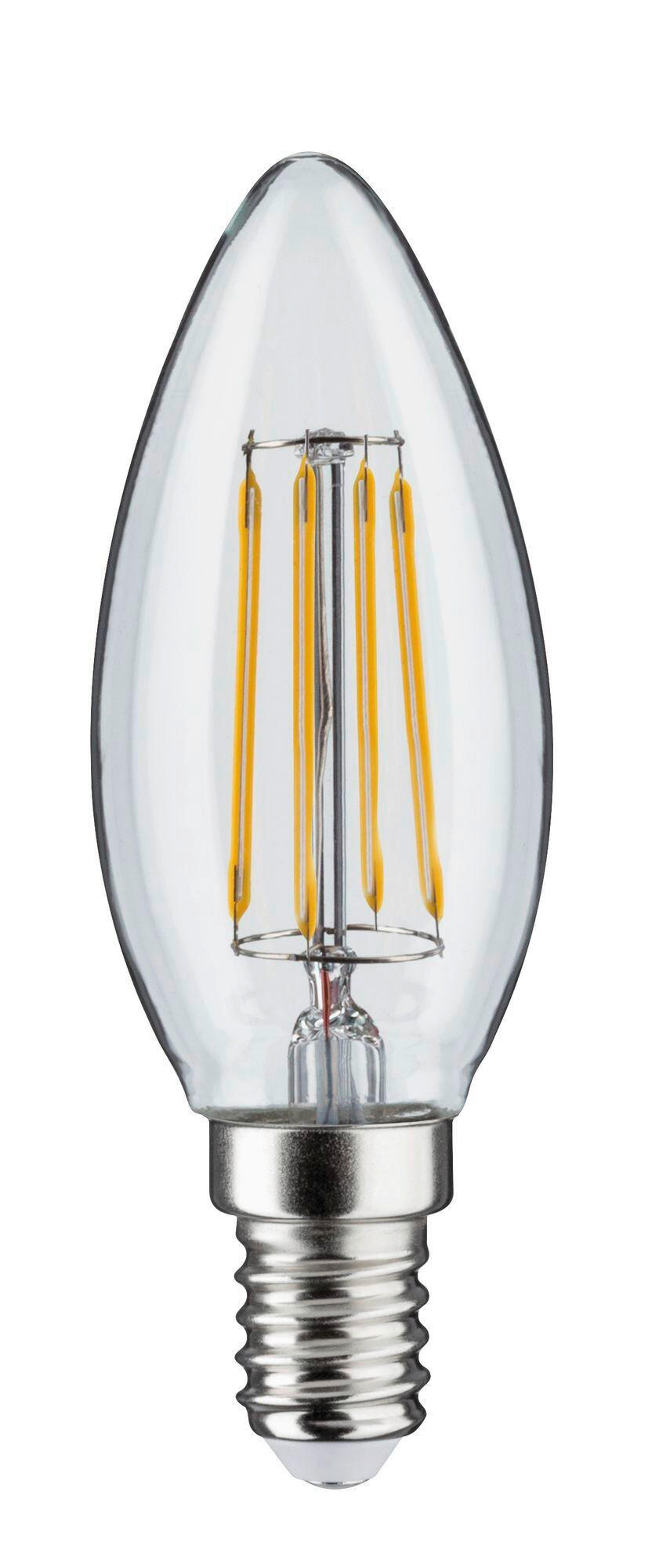 LED-LEUCHTMITTEL   E14 1x4,8 W 470 lm  - Klar, Basics, Glas (9,8cm) - Paulmann