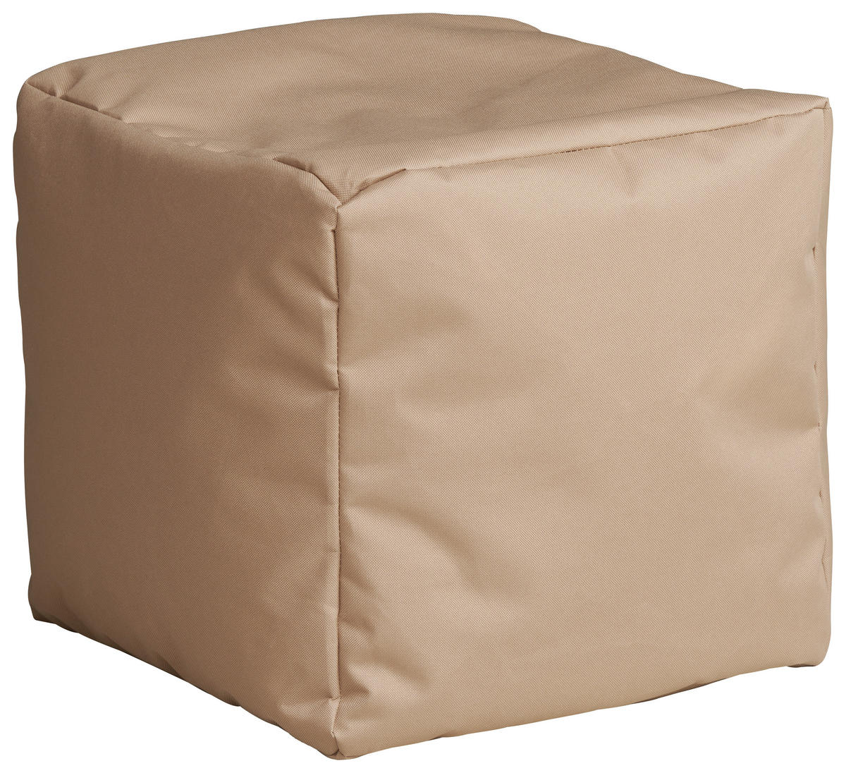 HOCKER Textil Beige  - Beige, Design, Textil (40/40/40cm)