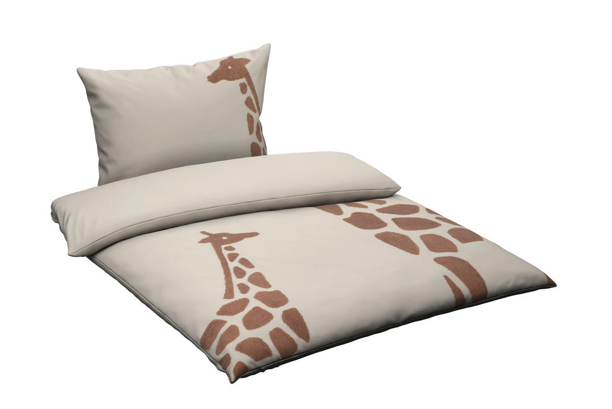 BABYBETTWÄSCHE Webstoff 100/135 cm  - Braun, Trend, Textil (100/135cm) - Patinio