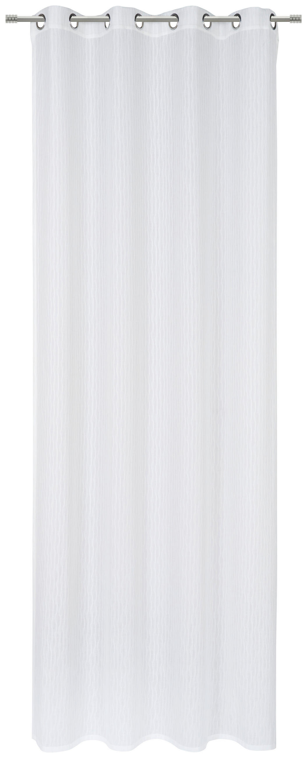 ZAVESA Z OBROČKI  pol prosojno   140/280 cm  - naravne barve, Design, tekstil (140/280cm) - Esposa