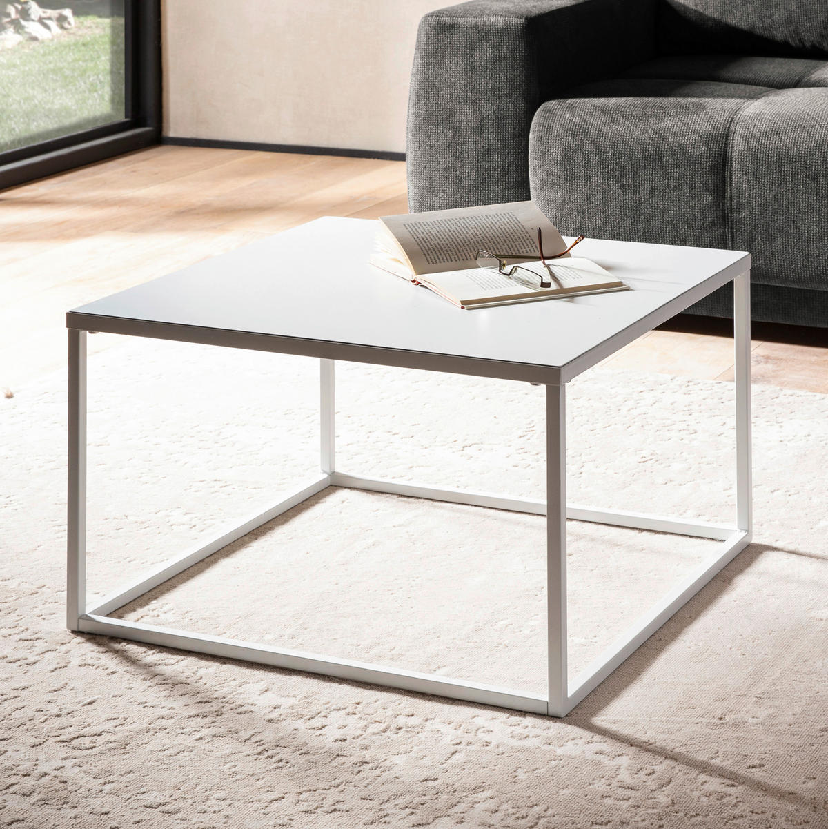 KLUB STOLIĆ - bijela, Design, metal (60/60/40cm) - MID.YOU