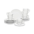 KAFFEESERVICE Square Shape 18-teilig  - Weiß, Basics, Keramik - Boxxx