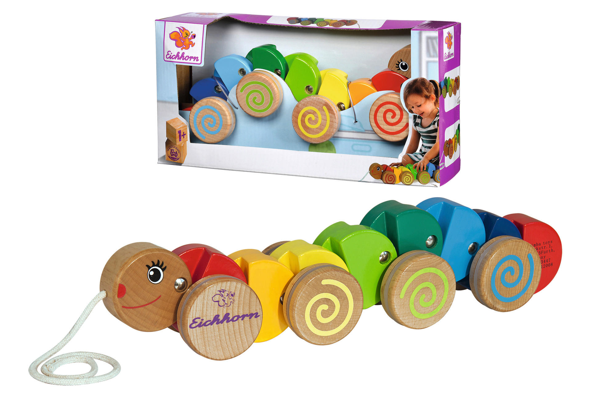 ZIEHFIGUR - Multicolor, Basics, Holz - Simba
