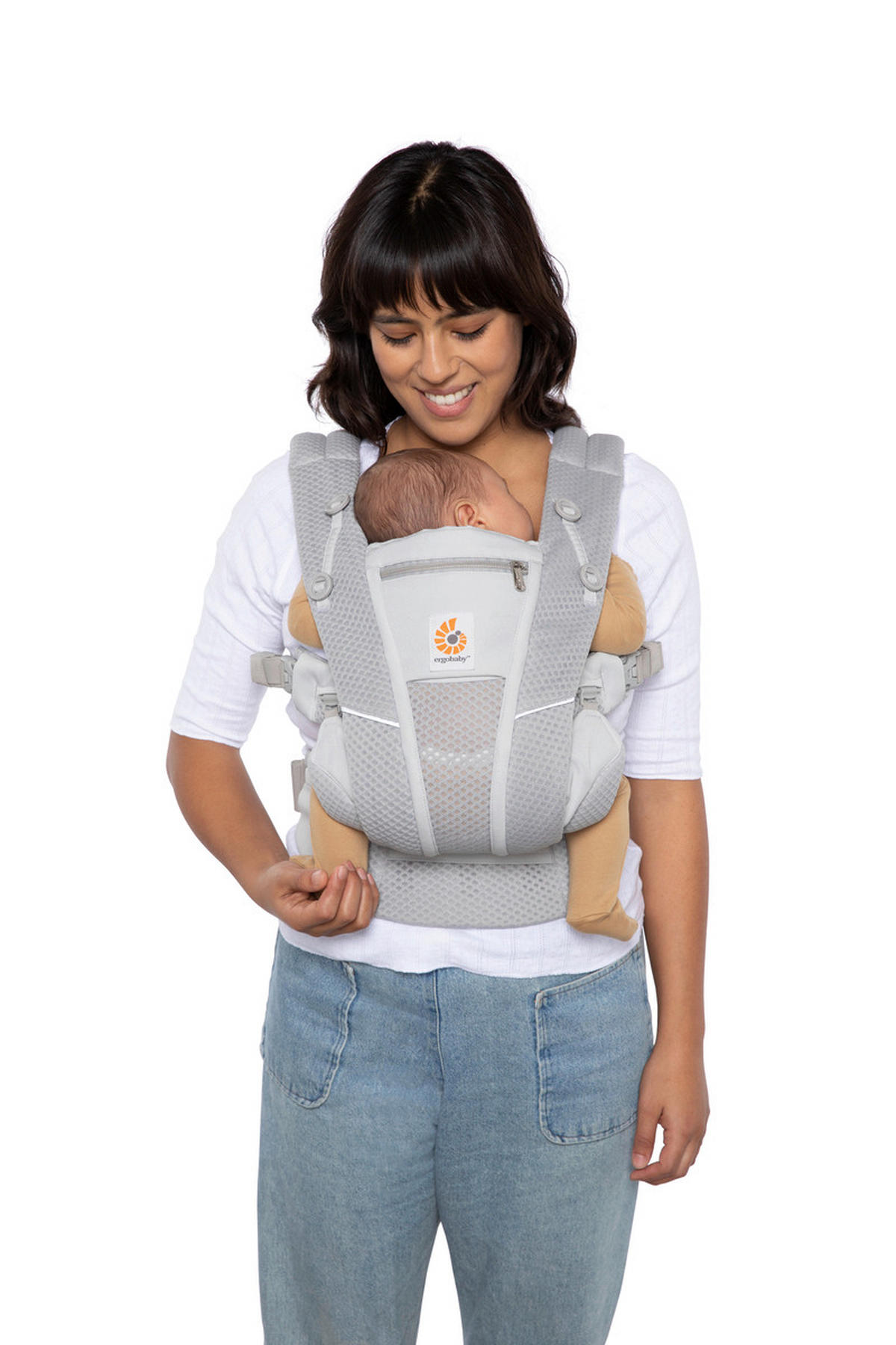 KENGUR NOSILJKA  Omni Breeze  - svetlosiva, Osnovno, tekstil (0,7kg) - Ergo Baby