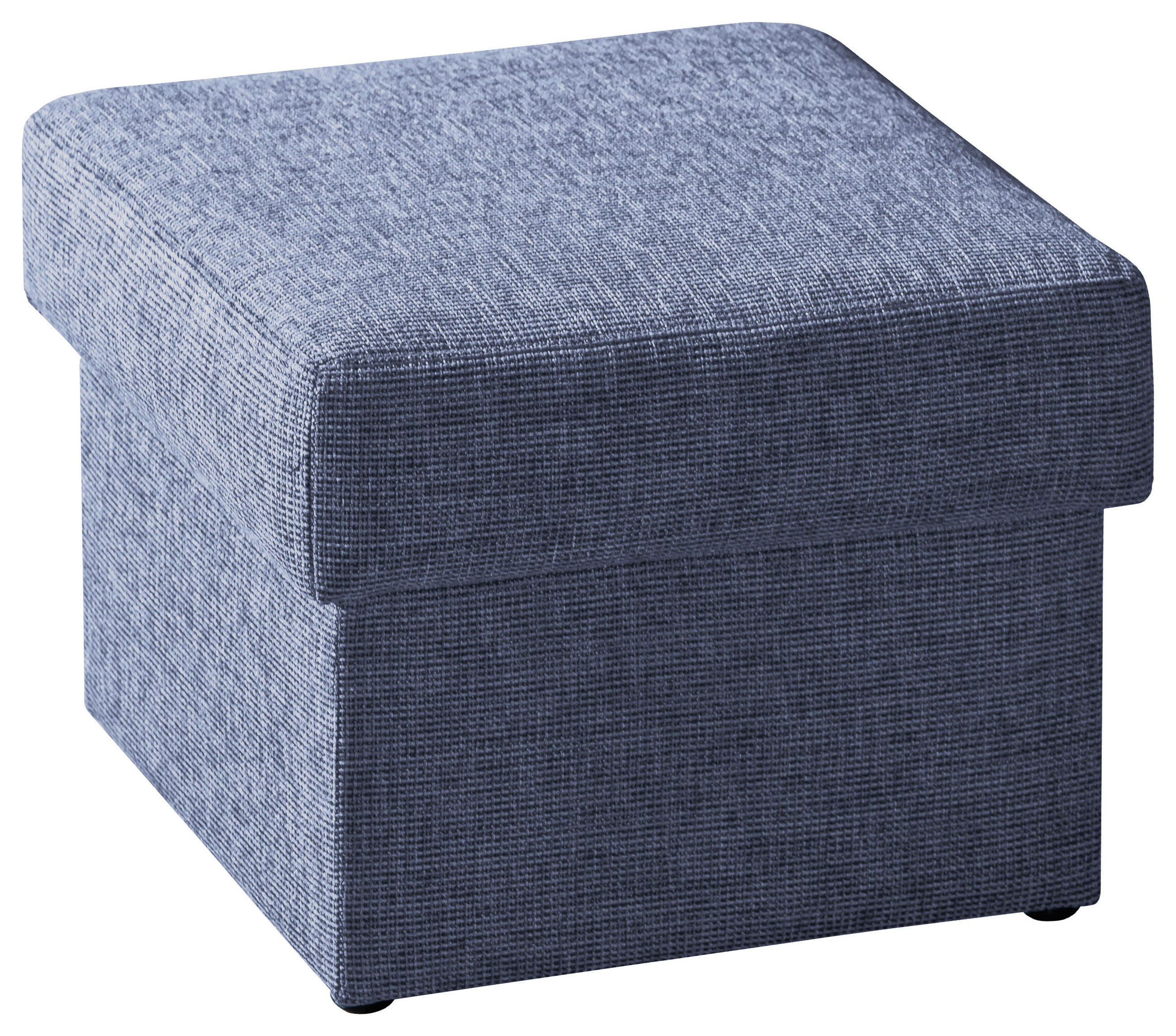 HOCKER Blau  - Blau/Schwarz, Design, Kunststoff/Textil (55/45/55cm) - Livetastic