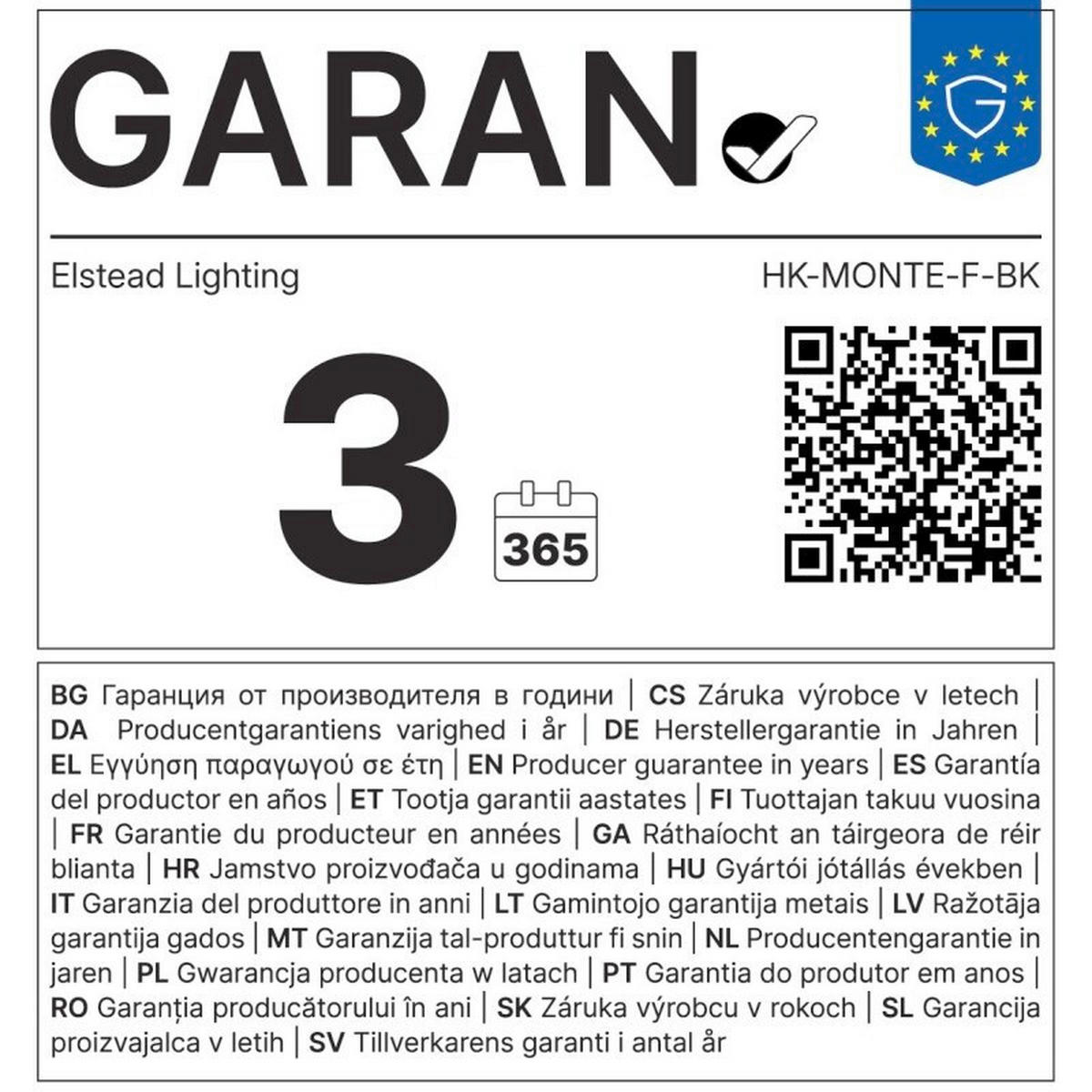 HÄNGELEUCHTE Hinkley 15,9/30,5/30,5 cm  - Schwarz, Design, Glas/Metall (15,9/30,5/30,5cm) - Elstead Lighting