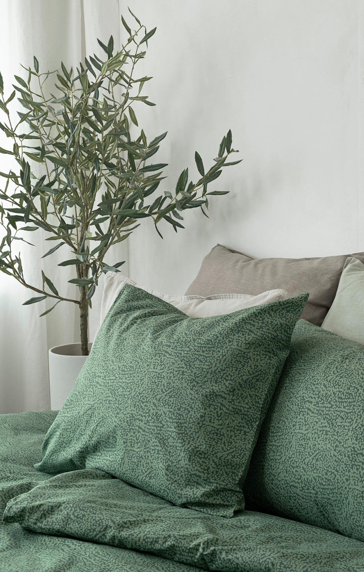 PÅSLAKANSET 150/200 cm  - mörkgrön, Basics, textil (150/200cm) - Best Price