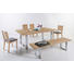 SITZBANK Kernbuche massiv Buchefarben - Chromfarben/Buchefarben, Design, Holz/Metall (180/45/40cm) - Carryhome SITZBANK Kernbuche massiv Buchefarben - Chromfarben/Buchefarben, Design, Holz/Metall (180/45/40cm) - Carryhome