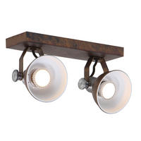 DECKENSPOTS - Braun, Trend, Metall (13/16/32cm)