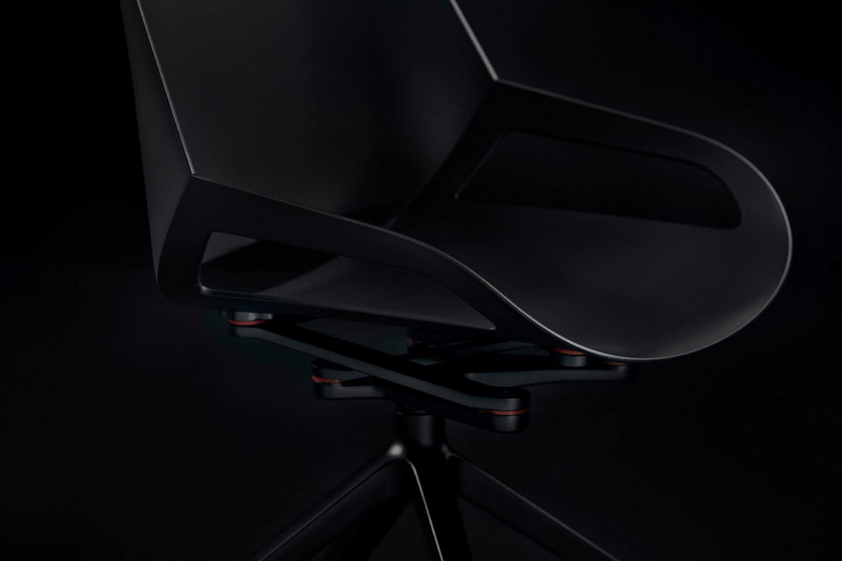 BESUCHERSTUHL  in Schwarz  - Schwarz, Basics, Kunststoff/Metall (50/72/52cm) - Aeris