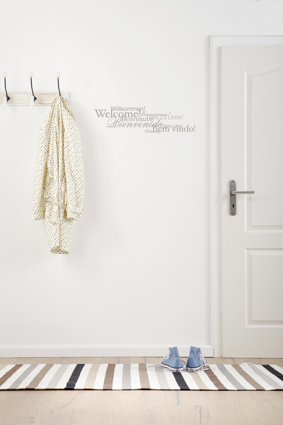 DEKOSTICKER 50/70 cm     - Klar/Grau, LIFESTYLE, Kunststoff (50/70cm)