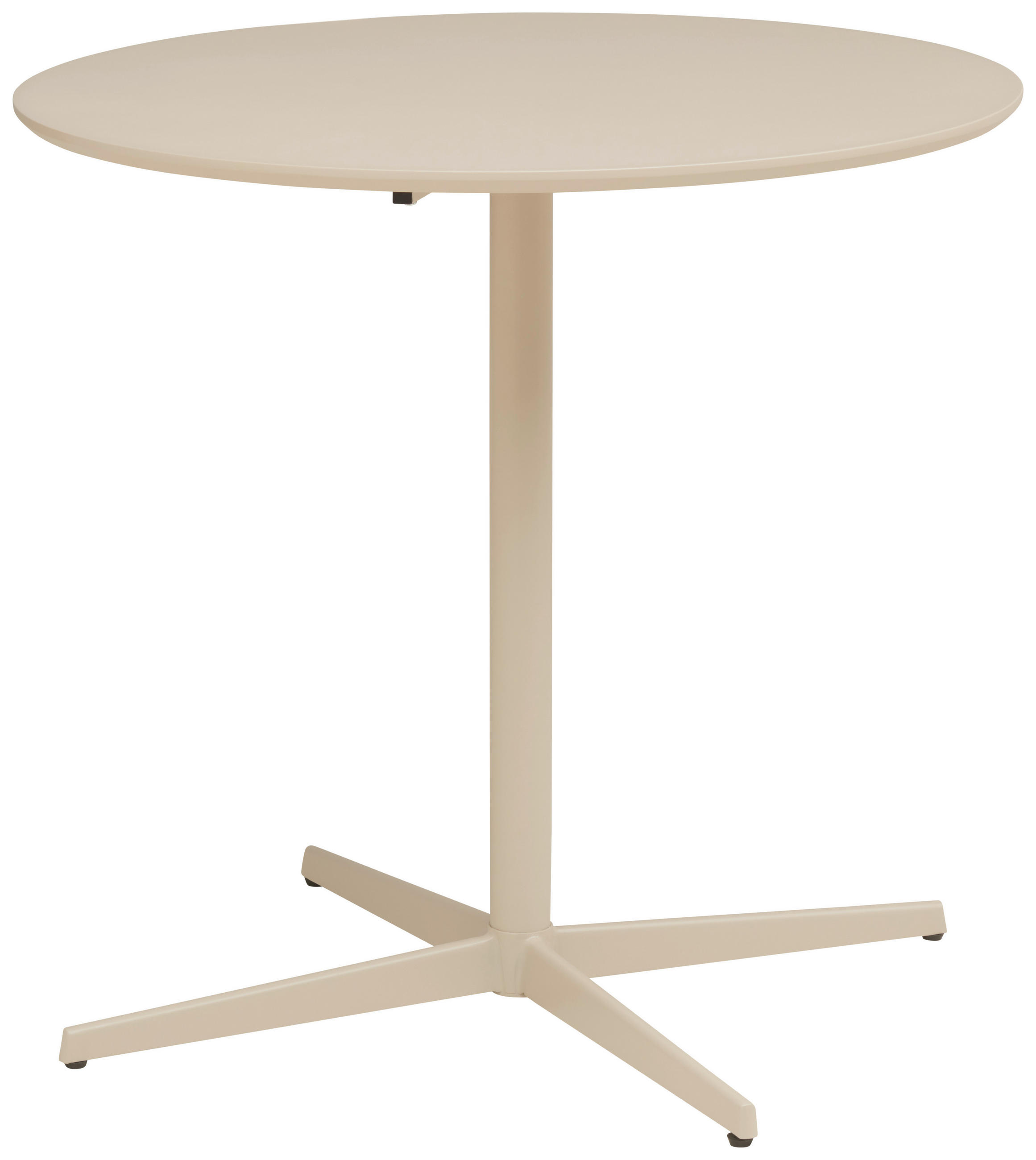 ESSTISCH in Metall, Holzwerkstoff  - Kaschmir, KONVENTIONELL, Holzwerkstoff/Metall (80/76/80cm) - P & B