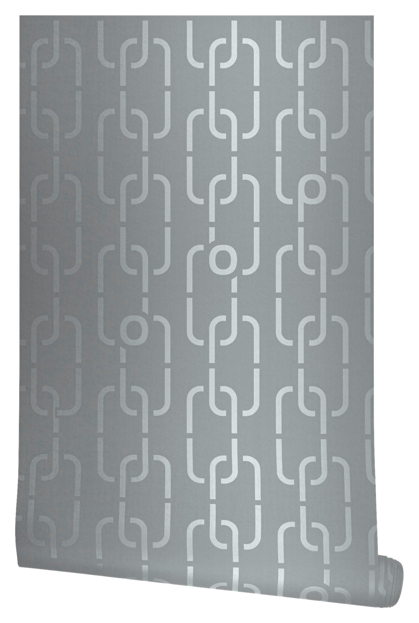 VLIESTAPETE 10.05 m CHAINS  - Grau, Design (53/1005cm) - Joop!