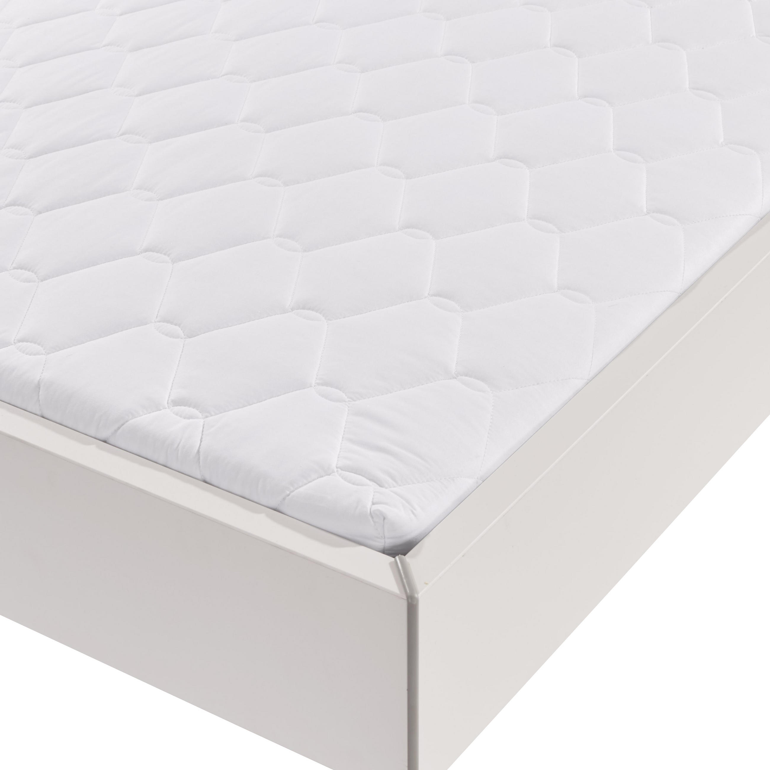 KOMFORTSCHAUMMATRATZE 90/200 cm Höhe ca. 13 cm  - Weiß, MODERN, Textil (90/200cm) - Livetastic
