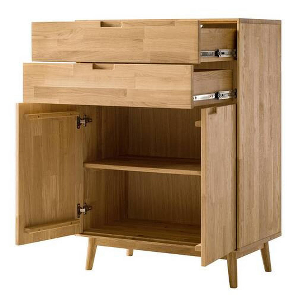 HIGHBOARD Wildeiche  80/115,1/40 cm  - Wildeiche, Natur, Holz (80/115,1/40cm) - Lomoco