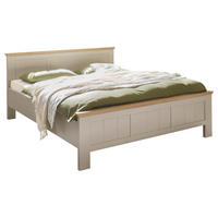 BETT 180/200 cm  in Champagner, Eiche Artisan  - Champagner/Eiche Artisan, LIFESTYLE, Holzwerkstoff (180/200cm) - Landscape