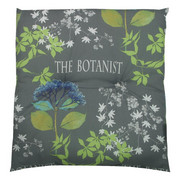GARTENHOCKERAUFLAGE Floral - Blau/Grau, Design, Textil (48/48/5cm)