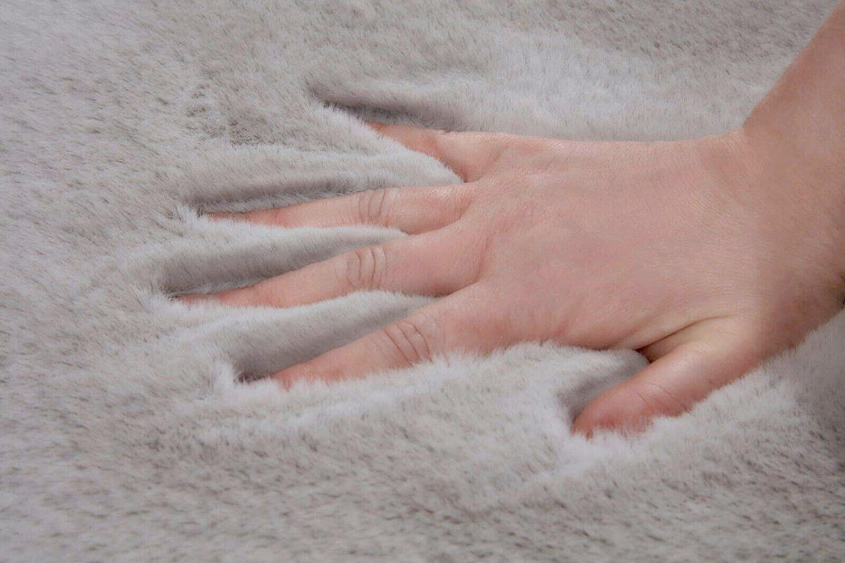 FELLTEPPICH 160/230 cm Olympos Grau  - Grau, KONVENTIONELL, Kunststoff/Textil (160/230cm) - Novel