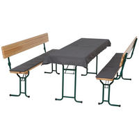 BIERBANKAUFLAGE    25/90/2/220/240 cm  - Grau, Basics, Textil (25/90/2/220/240cm) - Gardenson