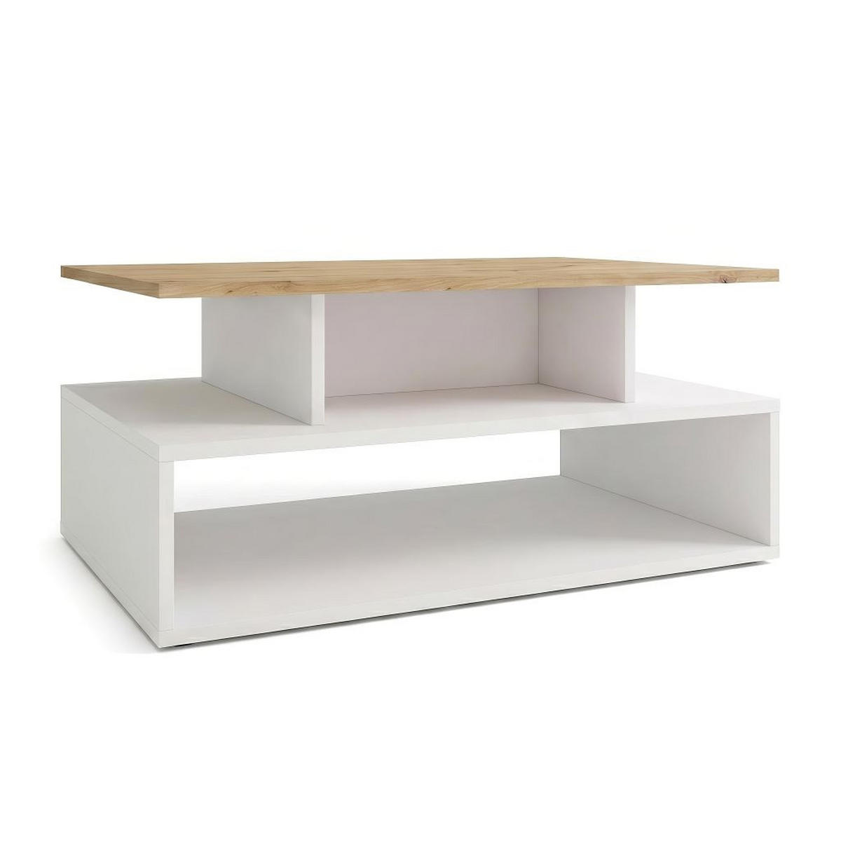 KLUB STOLIĆ bijela, hrast Artisan  drvni materijal  - bijela/hrast Artisan, Moderno, drvni materijal (80/40/50cm) - Ti'me