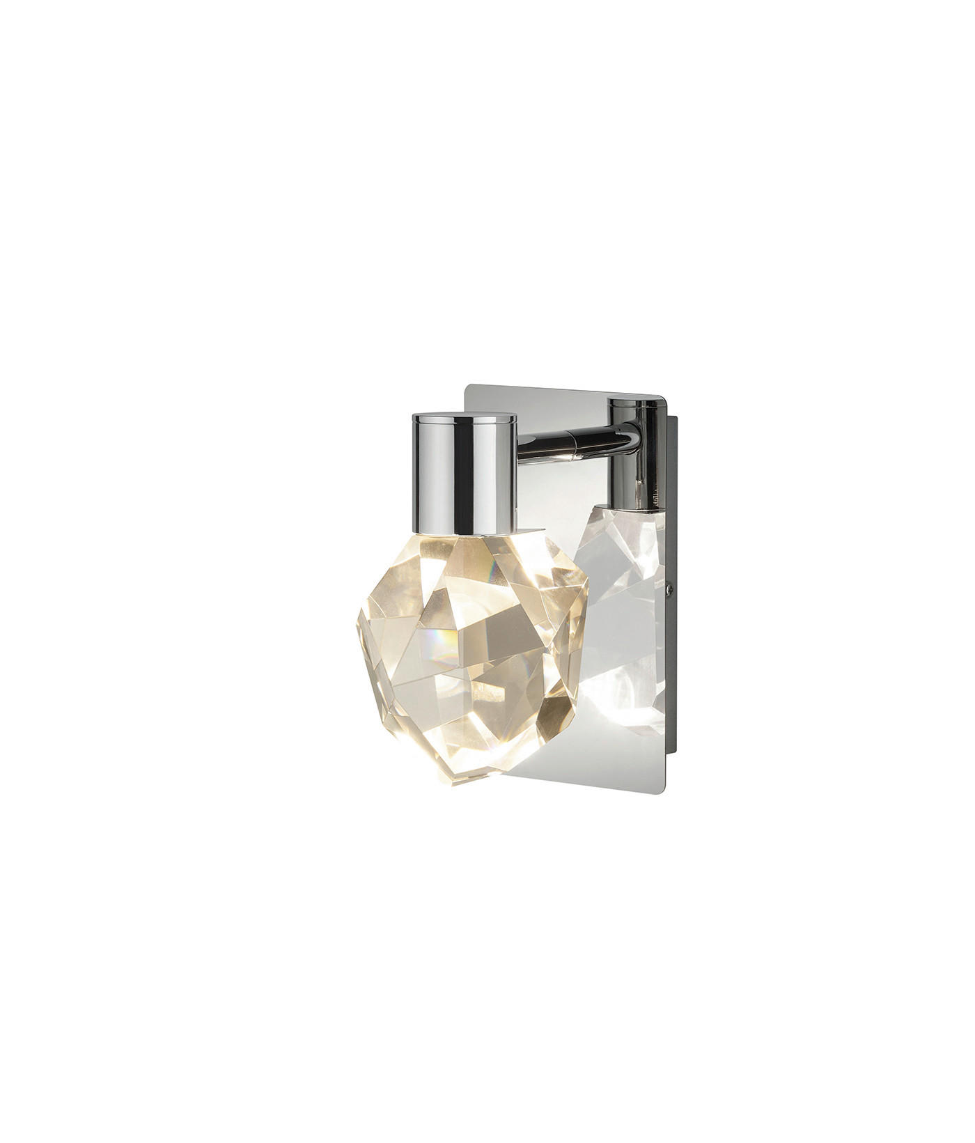 WANDLEUCHTE - Chromfarben, Design, Metall (11.0/17.5/16cm) - Trio Leuchten