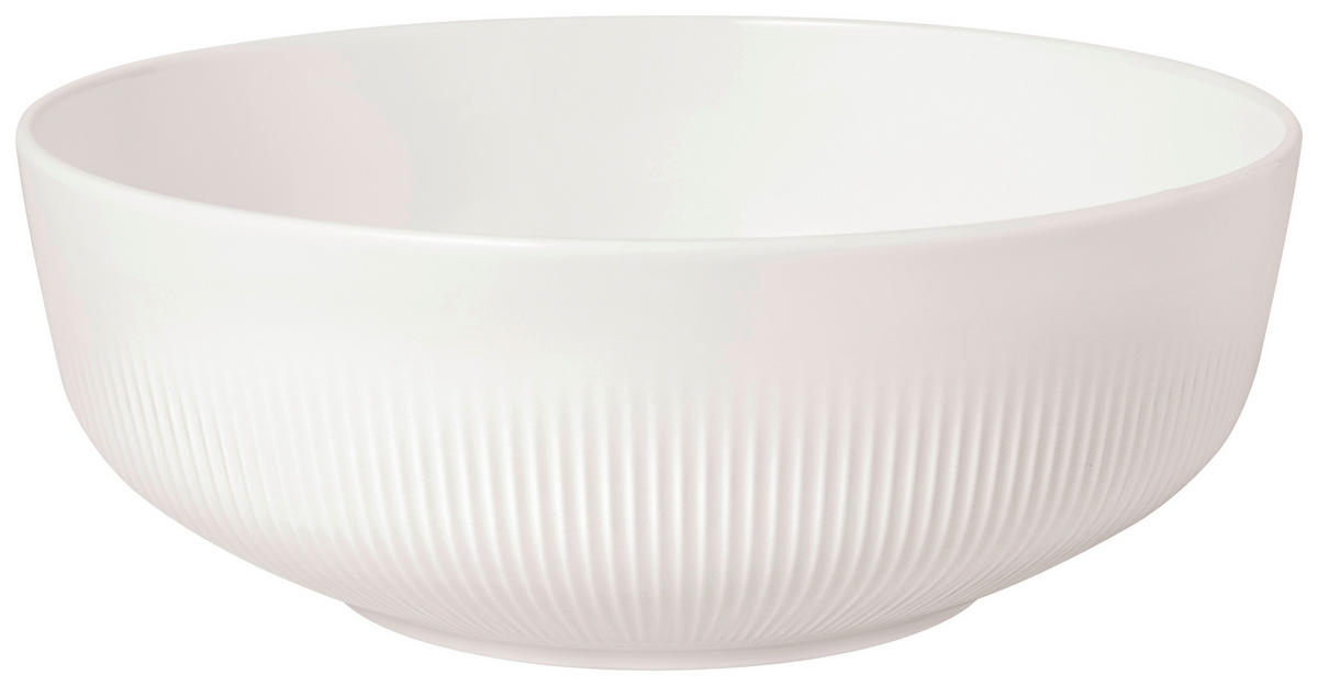 SCHÜSSEL Afina   - Weiß, KONVENTIONELL, Keramik (24/24/9cm) - Villeroy & Boch