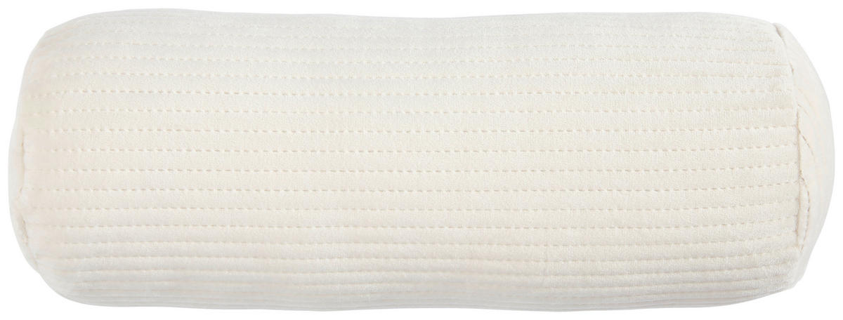 NACKENROLLENBEZUG 15/40 cm  - Weiß, Textil (15/40cm) - Novel