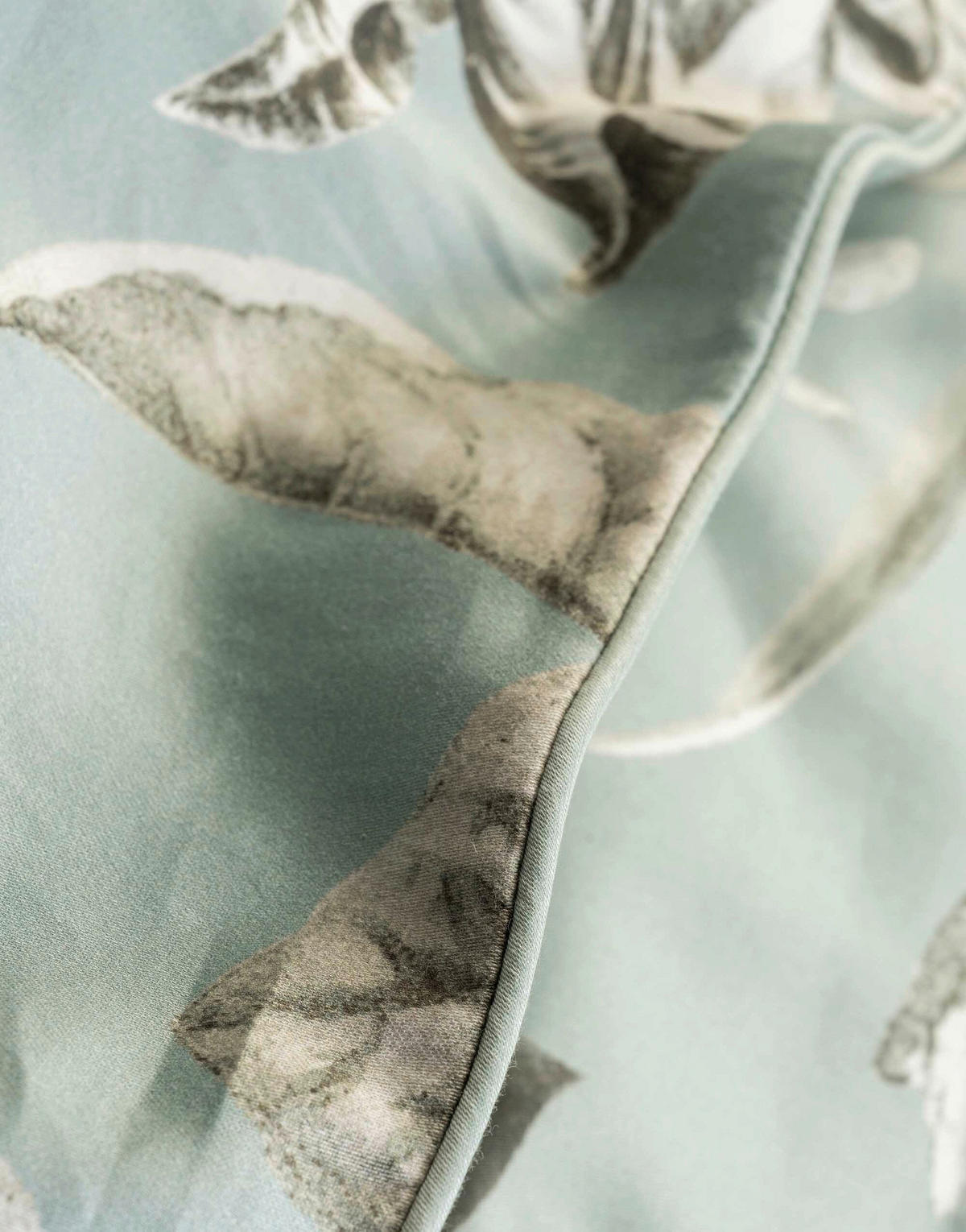 BETTWÄSCHE 2-teilig Florean Satin 135/200 cm  - Petrol, KONVENTIONELL, Textil (135/200cm) - Essenza