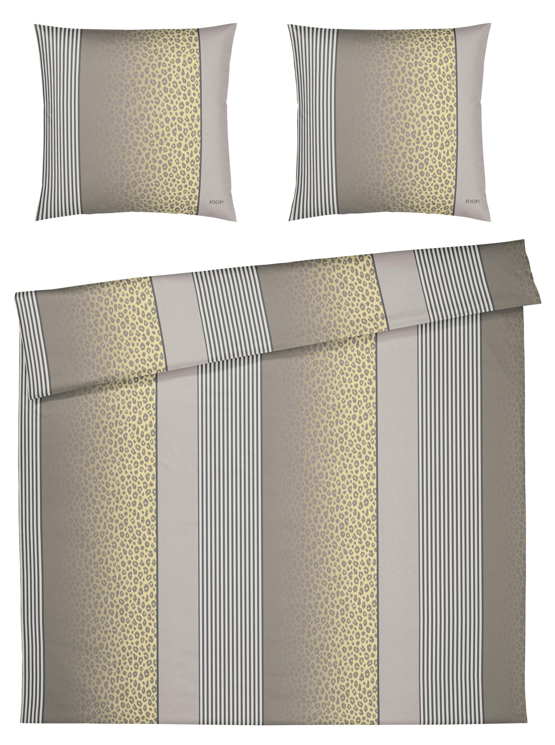BETTWÄSCHE 3-teilig Makosatin 200/200 cm  - Gelb, Design, Textil (200/200cm) - Joop!