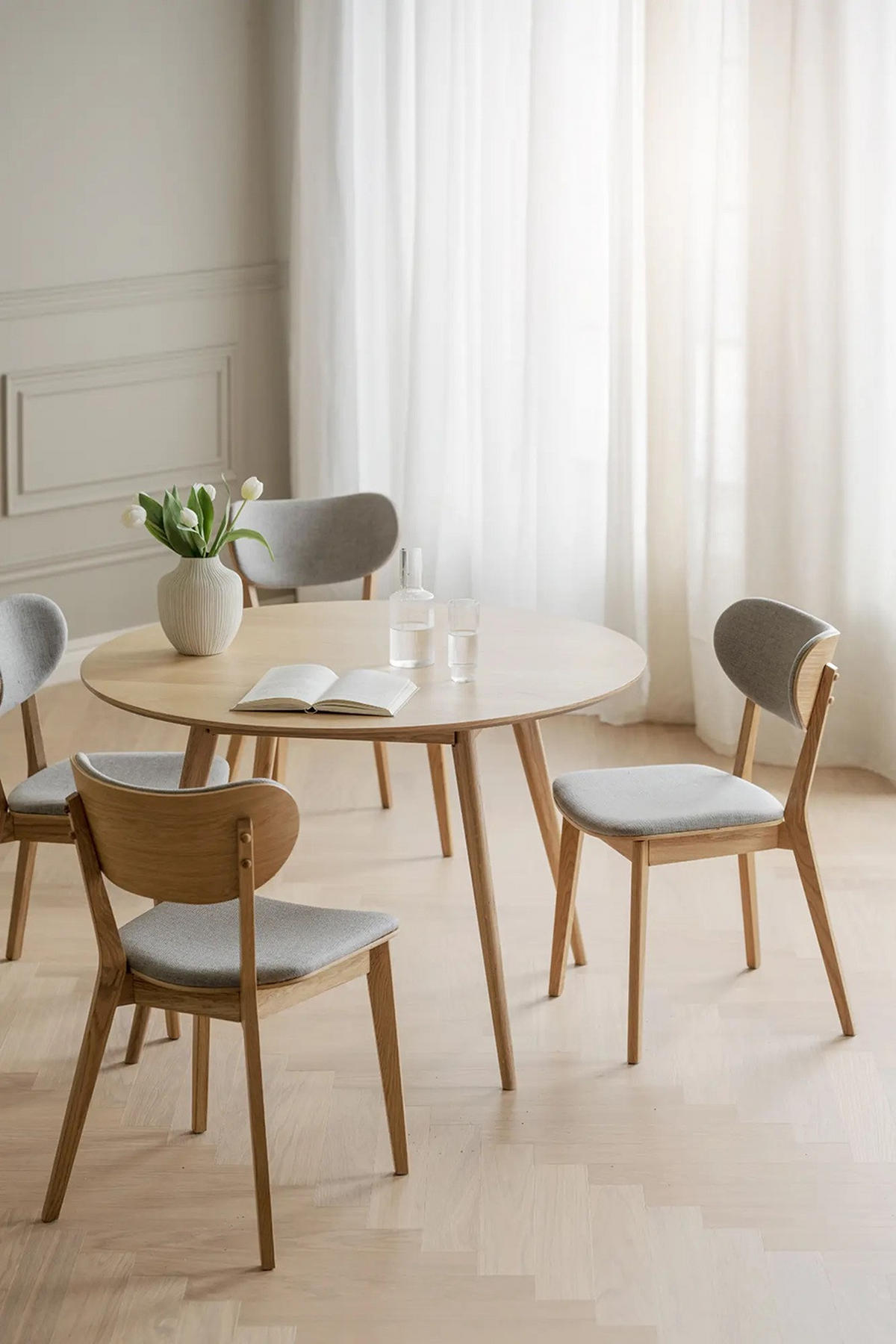 MATBORD i trä 115/115/75 cm   - ekfärgad, Klassisk, trä (115/115/75cm) - Rowico