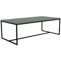 KONFERENČNÍ STOLEK, tmavě zelená, kompozitní dřevo, 120/60/40 cm - černá/tmavě zelená, Design, kov/kompozitní dřevo (120/60/40cm)
