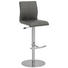 BARHOCKER in Grau, Edelstahlfarben - Edelstahlfarben/Grau, Design, Textil/Metall (42/87-112/42cm) - Dieter Knoll BARHOCKER in Grau, Edelstahlfarben - Edelstahlfarben/Grau, Design, Textil/Metall (42/87-112/42cm) - Dieter Knoll