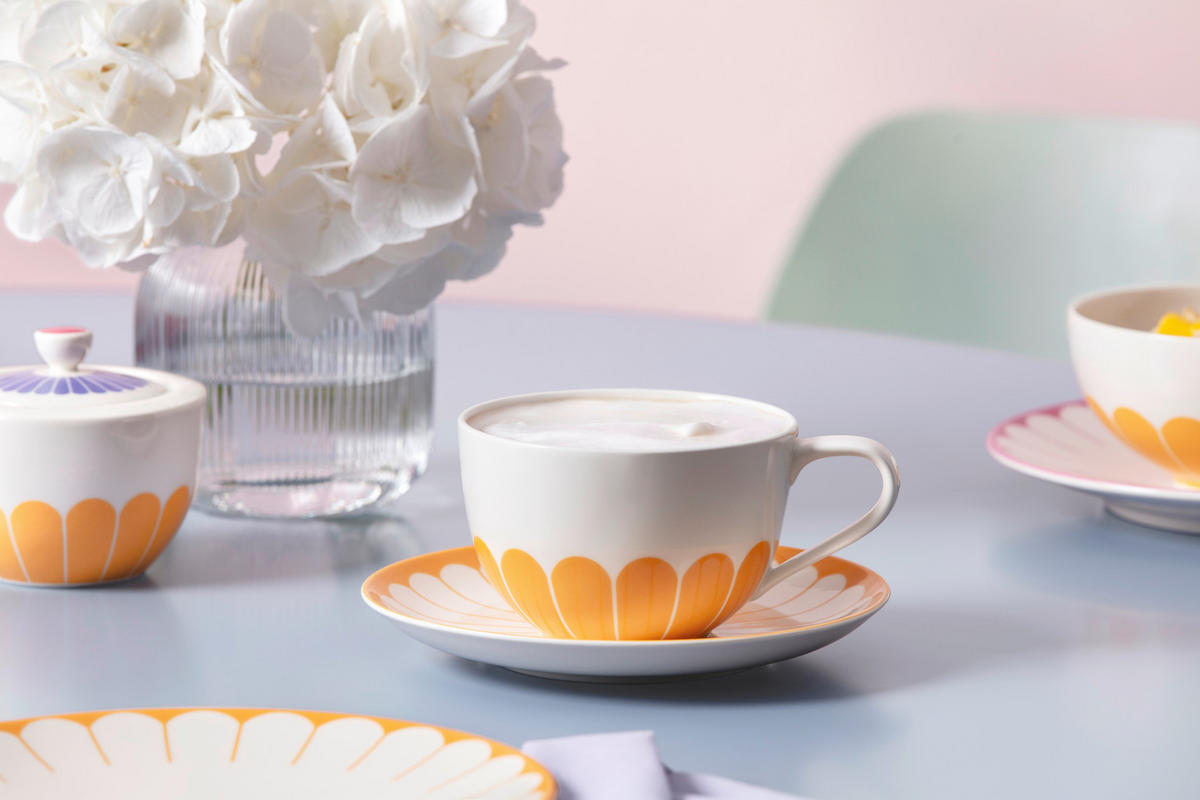 CAPPUCCINOTASSE Fleur soleil   300 ml  - Multicolor, Basics, Keramik (14,5/11/7cm) - Villeroy & Boch