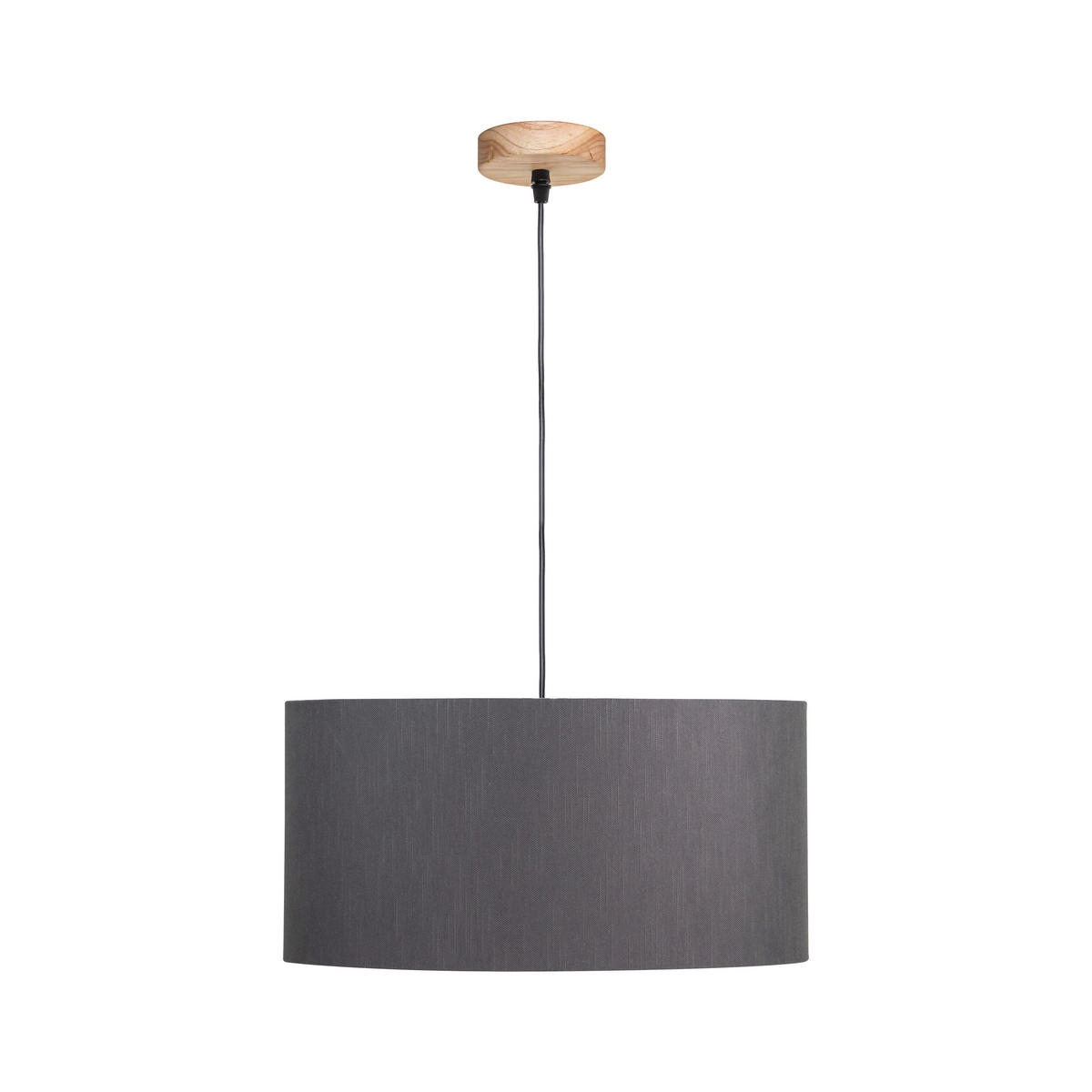 HÄNGELEUCHTE 50/120 cm  - Eichefarben/Schwarz, Basics, Holzwerkstoff/Kunststoff (50/120cm) - Novel