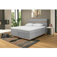 BOXSPRINGBETT 180/200 cm  in Hellgrau  - Eichefarben/Hellgrau, Natur, Holz/Textil (180/200cm) - Linea Natura