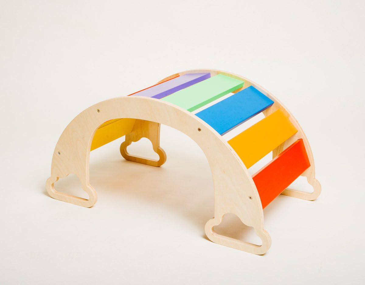 WIPPE  - Multicolor/Naturfarben, Basics, Holz (40/75/37cm)