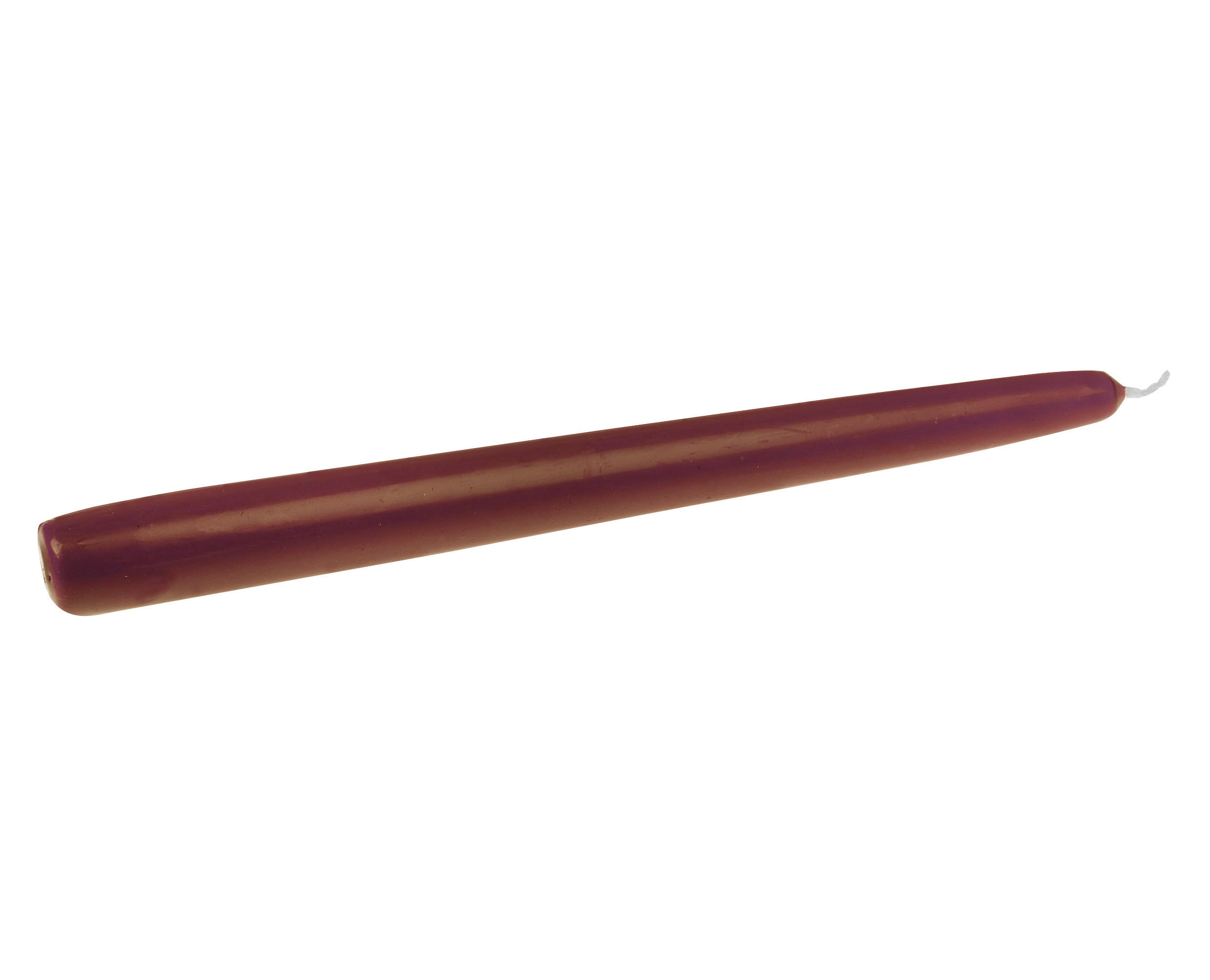 KERZE - Braun, Basics, Paraffin (2,4/24,0cm) - Steinhart