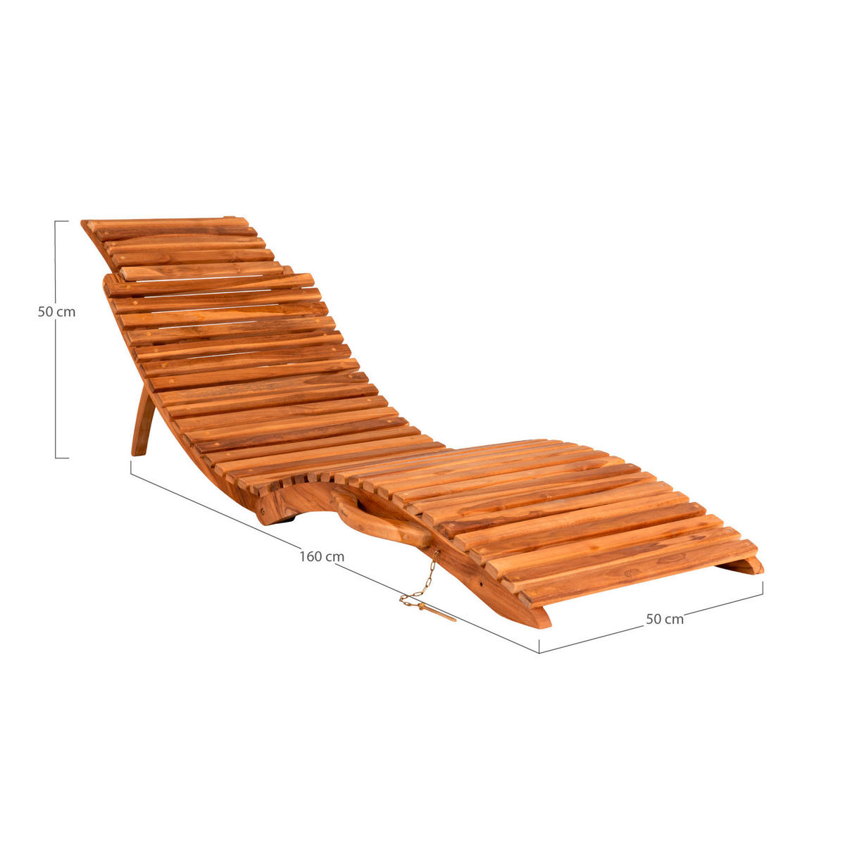 SOLSÄNG   50/25/160 cm  - brun, Modern, trä (50/25/160cm) - MID.YOU
