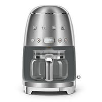 FILTERKAFFEEMASCHINE  - Chromfarben, Design, Glas/Metall (24,5/36,1/25,6cm) - SMEG