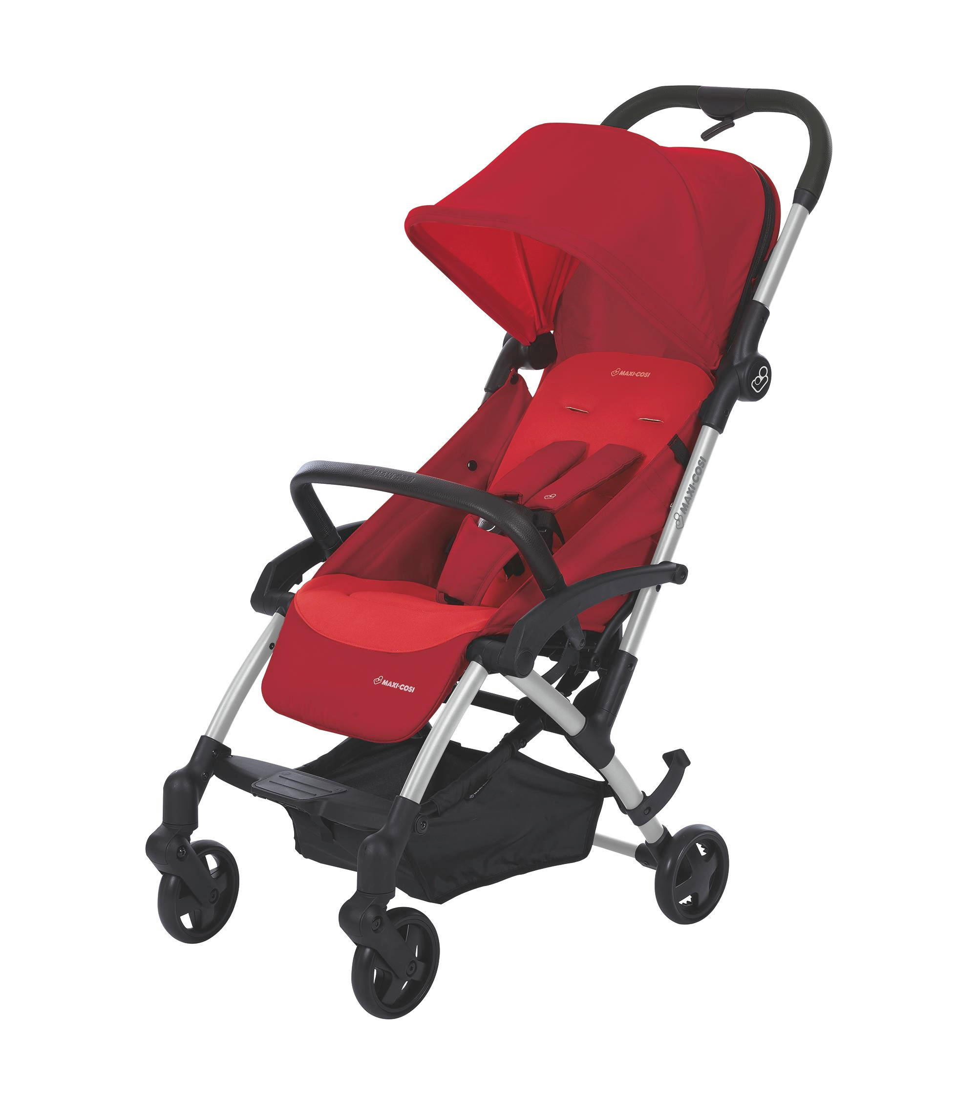Grau silberfarbener Rahmen Maxi-Cosi Zelia Kinderwagen