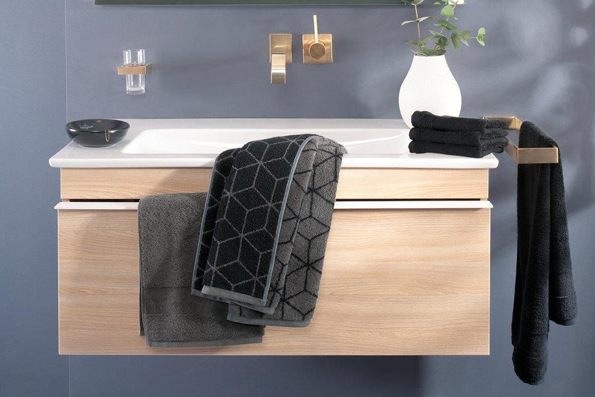 PEŠKIR ZA TUŠIRANJE - bežbraon, Konvencionalno, tekstil (80/150cm) - Villeroy & Boch