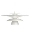 HÄNGLAMPA Picasso 50/19,5 cm  - vit, Design, metall (50/19,5cm) - Belid