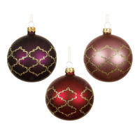 CHRISTBAUMKUGEL-SET 8 cm  - Basics (8cm)