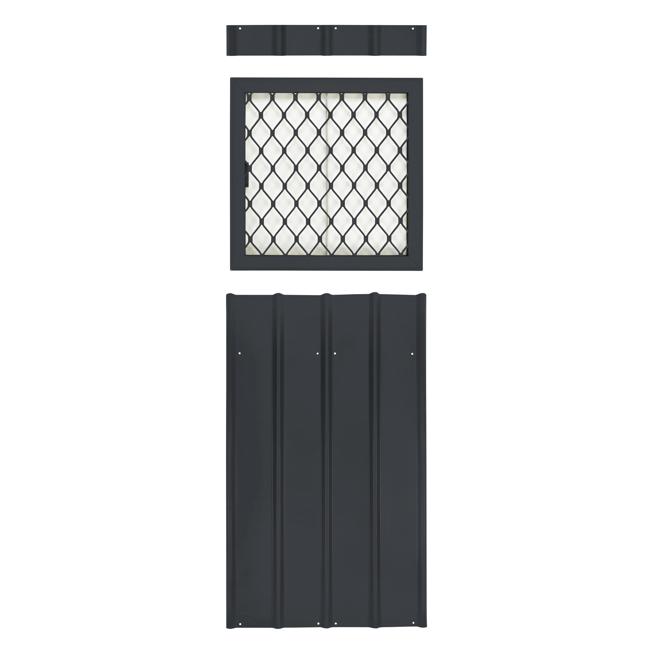GERÄTEHAUS 62/20/62 cm  - Anthrazit, Basics, Metall (62/20/62cm)