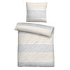 BETTWÄSCHE Flanell 155/220 cm  - Beige/Hellgrau, Design, Textil (155/220cm) - Novel