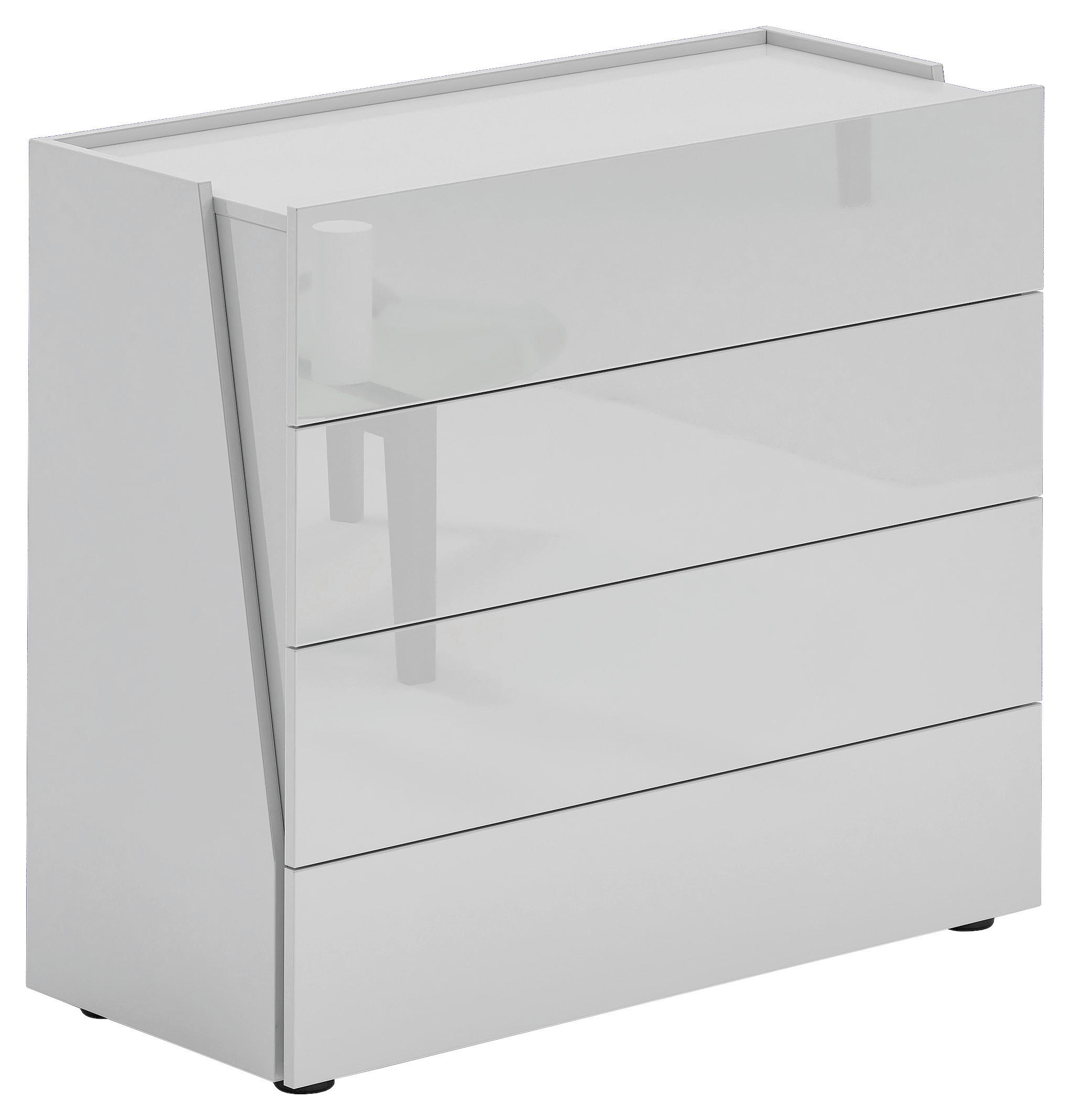 KOMMODE  in 100,2/88,6/44,3 cm  - Schwarz/Weiß, Design, Holzwerkstoff/Kunststoff (100,2/88,6/44,3cm) - Novel